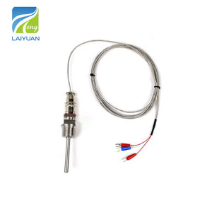Laiyuan 6*50mm 3 Wire RTD Temperature Sensor Platinum Thermocouple <strong>PT100</strong> - Product Image 1