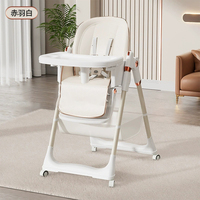 Chaise haute pour bébé pliable et portable 3 en 1, chaise haute pour bébé réglable pour manger