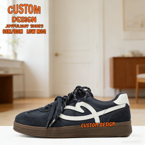 Zapatillas de Moda Masculinas 2026, Zapatillas de <span class=keywords><strong>Tenis</strong></span> Casuales Personalizadas con Gamuza Genuina, Suela de Goma Clásica Retro, Zapatillas Deportivas Personalizadas Estilo Alemán - Product Image 1