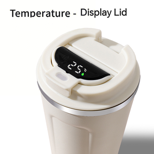 Tazas y tazas térmicas de té y café con aislamiento recubierto de polvo de acero inoxidable de doble pared con logotipo personalizado superventas al por mayor - Product Image 3