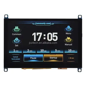 JoziTech USART HMI dokunmatik ekran 5.0 inç akıllı TFT seri Port LCM 5 inç 800x480 UART LCD ekran modülü