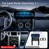 Partes Bingkai Layar Radio DVD Mobil 12,3 inci untuk LAND ROVER 2005 DISCOVERY 3 Android Touch Screen Mirror Link dengan Ventilasi Udara