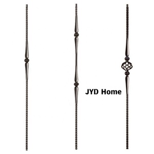 Balaustres de Hierro Forjado Serie <span class=keywords><strong>Toscana</strong></span>, 9/16 x 44 Pulgadas, Cuadrados Sólidos, Barandilla de Hierro Forjado, Martillados a Mano, Venta al por Mayor - Product Image 6