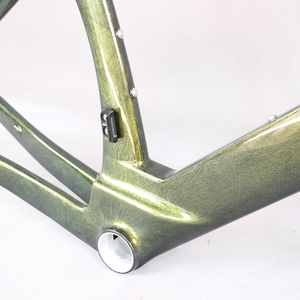 <span class=keywords><strong>Cuadro</strong></span> de carbono para bicicleta de carretera <span class=keywords><strong>Aero</strong></span>, disco de montaje plano de carreras, pieza de bicicleta, todo el Cable interno T1000, conjunto de <span class=keywords><strong>cuadro</strong></span>, pintura de grietas de hielo, TT-X38 - Product Image 3
