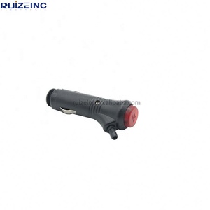 Prise allume-cigare de voiture avec interrupteur indicateur lumineux prise allume-cigare 12-24V - Product Image 3