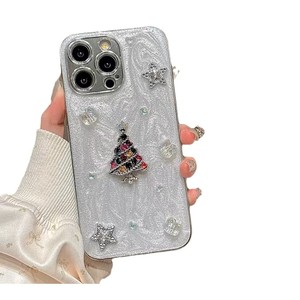 เคสไอโฟน 17/16 Pro Max ลายต้นคริสต์มาส 3 มิติ สไตล์เกาหลี แบบอีพ็อกซี่  สำหรับรุ่น 15/14  ดีไซน์หรูหรา - Product Image 4