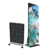 Affichage numérique LED couleur haute luminosité P1.53 portable intelligent pour publicité intérieure avec contrôle WiFi pour centres commerciaux