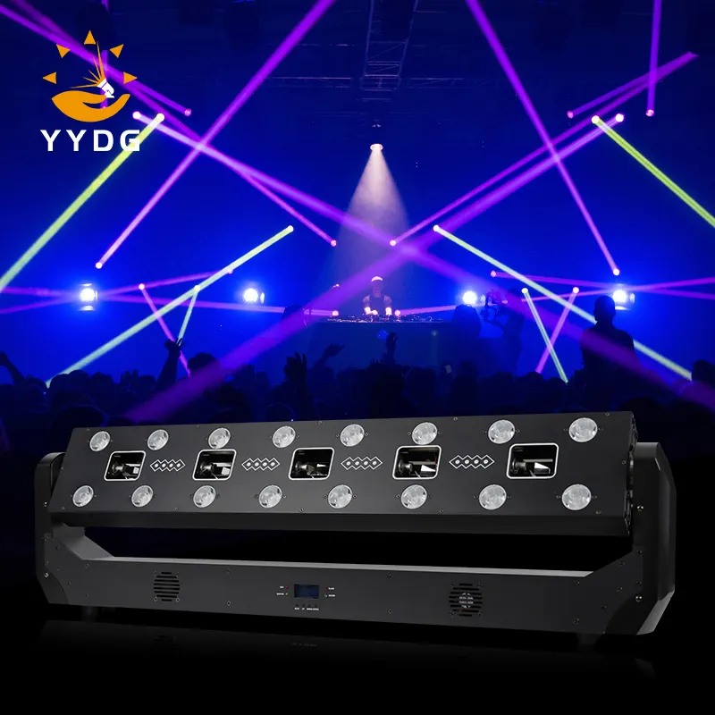 3w*16pcs Led Beam Matrix Pixel Control Dj Disco Party Green Lazer Animation Moving Head Laser Light for Sale