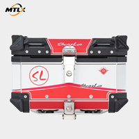 Fabricant professionnel chinois de boîtes à bagages pour moto en alliage d'aluminium de 36 L, étanches, pour le rangement des casques, pour scooter et moto
