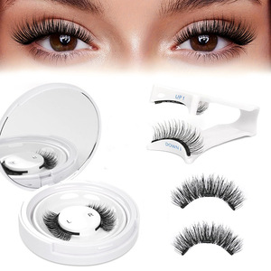 Kit <span class=keywords><strong>de</strong></span> <span class=keywords><strong>faux</strong></span> <span class=keywords><strong>cils</strong></span> magnétiques avec applicateur, <span class=keywords><strong>cils</strong></span> 3D naturels réutilisables sans colle, styles multiples, OEM ODM certifié CE ISO - Product Image 2
