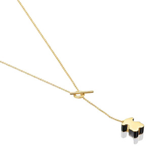 Collares con Colgante Touses, Cadena de Perlas de Imitación, Cadena de Eslabones de Cristal Multicolor, Chapado en Oro y Plata, Joyería de Moda para Mujer - Product Image 3