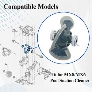 Pièce de rechange <span class=keywords><strong>moteur</strong></span> R0524900 avec 2 roulements à billes, compatible avec le groupe <span class=keywords><strong>moteur</strong></span> des machines de nettoyage MX6/MX8 - Product Image 5