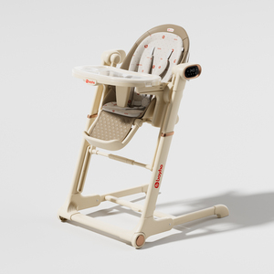 Chaise haute pour bébé, siège d'appoint pliable pour enfant, chaise haute 3 en 1 - Product Image 4