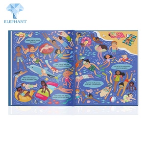 Libro Infantil Personalizado en China con Impresión de Tinta Ecológica a Color, Dibujos Animados en Inglés, Adhesivos Mágicos para Niños y Bebés - Product Image 4