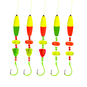 <strong>Bass</strong> &amp; Saltwater Fish Rigs Float Rigs Tackle Santee Rig 6/0 7/0 Single Hook Carbon Steel Lake Fishing - Product Image 1