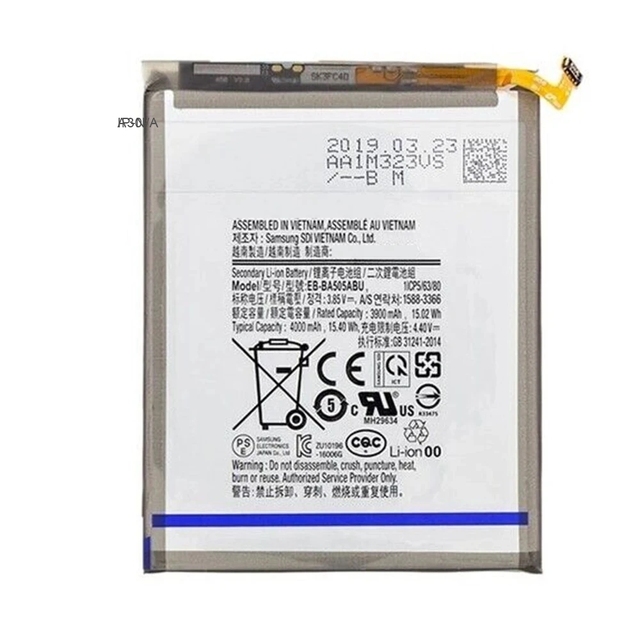 High Quality Lithium Polymer EB-BA505ABU/ABN 4000mAh Battery for Samsung Galaxy A20 A30 A50 A505F SM-A505F A505FN Phone Battery