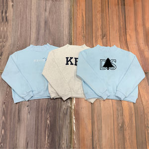 Sweat-shirts surdimensionnés pour femmes très demandés, broderie personnalisée de haute qualité, sweat-shirt en molleton doux 330GSM à col montant - Product Image 6