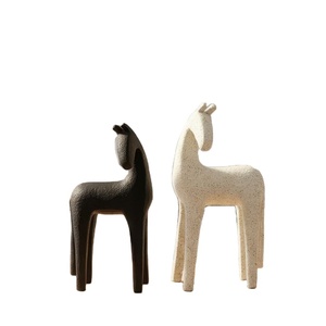 <strong>Classic</strong> Resin Horse Statue Sculpture-Elegant Home&amp;Office Decor Handcrafted <strong>Figurine</strong> for Living Room Shelf Desk and Luxury Gift - Product Image 1