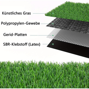 Césped Artificial para Exteriores, Alfombra de Césped Sintético, Césped Artificial para Balcones, Terrazas y Jardines - Product Image 2