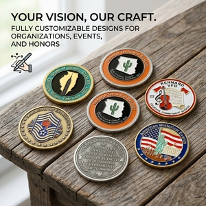 ODM Amerikanische Challenge Coins mit 3D-Relief und Erkennungszeichen-Design für offizielle Organisationen - Product Image 3