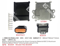 Boîtier en aluminium pour ECU automobile BS084 à 26 broches avec connecteurs pour le contrôle du moteur de voiture