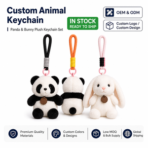 Petit animal en peluche porte-clés avec parfum Mini sac pendentif mignon bonne odeur peluche <span class=keywords><strong>voiture</strong></span> porte-clés pendentif cadeau - Product Image 1