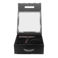 Boîte d'emballage pour sèche-cheveux personnalisée, écologique, recyclable, en carton ondulé de qualité supérieure, boîte cadeau rigide, emballage de vente au détail avec logo