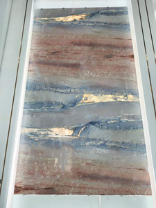 Quartzite <span class=keywords><strong>Azul</strong></span> Do <span class=keywords><strong>Mar</strong></span> naturel, Quartzite Ocean Sky, dalle polie, couleur ciel marin, pour comptoir, mur, carrelage de sol - Product Image 6
