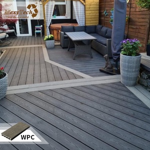 Thân thiện với môi 3D hạt gỗ <span class=keywords><strong>WPC</strong></span> decking ngoài trời không thấm nước sàn boong Hội Đồng Quản Trị cho ban công sân thượng vườn bệnh viện - Product Image 3