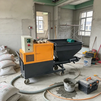 Machine de pulvérisation de mortier de ciment industriel pour grands projets