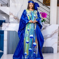 Robes longues élégantes en Bazin Riche pour femmes, idéales pour les fêtes, les mariages et les soirées, style Ankara, Boubou, Dashiki – Vente en gros