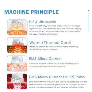 เครื่องยกกระชับใบหน้าและลำคอสำหรับใช้ส่วนตัว ช่วยฟื้นฟูผิวหน้าให้เรียบเนียน กระชับ ฟื้นฟูผิว ลดเลือนริ้วรอย ช่วยให้จมูกขาวขึ้น และทำความสะอาดผิวหน้า - Product Image 4
