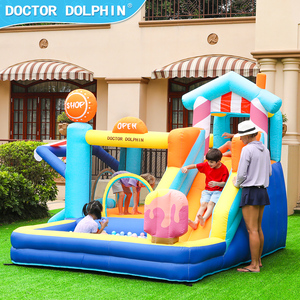 Bác Sĩ Cá Heo Kỳ Nghỉ Mùa Hè Nhà Sử Dụng Trong Nhà Trẻ Em Nhảy Nhà Bị Trả Lại <span class=keywords><strong>Inflatable</strong></span> Lâu Đài <span class=keywords><strong>Bouncy</strong></span> Cho Trẻ Em - Product Image 1