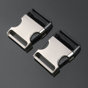 Metal Sliding Buckle 38mm Silver <b>Black</b> Durable Bag Accessories for Waist <b>Backpack</b> Shoulder Luggage <b>School</b> Bags - Product Image 1
