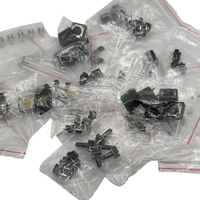 125 Buah 25 Jenis Sakelar Tombol Tekan Mikro Tact Kit Aneka Ragam SMD DIP 2*4 3*6 4*4 6*6 12*12 Sakelar Daun Mini Reset