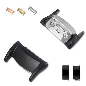 Connecteur de bracelet de montre en acier inoxydable de 18mm pour <span class=keywords><strong>Samsung</strong></span> <span class=keywords><strong>Gear</strong></span> <span class=keywords><strong>Fit2</strong></span> SM-R360 - Product Image 1