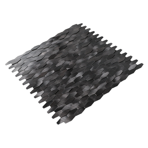 3D Long hexagone peler et coller carrelage mural dosseret mosaïque auto-adhésive pour la décoration de la maison - Product Image 2
