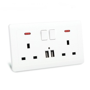 US UK EU Standard Electrical Wall <b>Sockets</b> Power Outlets Wholesale - Product Image 5