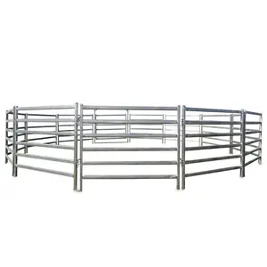 Hot Selling USA 12 ft Heavy duty Livestock Cattle Corral Fence Horse Round Pen Panels