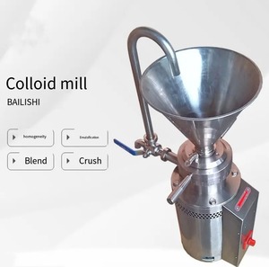 Vertical Colloid Mill Stator and Rotor Colloid Mill Food Peanut Butter Production Line Peanut Sesame <b>Grinder</b> Mill - Product Image 2