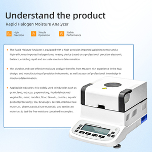 Analisador Rápido de Umidade Halógena para Testar o Teor de Umidade Livre em Alimentos, Matérias-Primas Químicas e Outros Amostras - Product Image 3