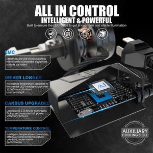 Nuevo Hot Super Bright 15000Lm 150W LED Car Light H4 Luces LED H4 Focos Kit Auto Accesorios H4 Led Headlight - Product Image 4