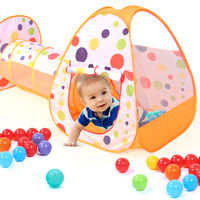 Kinder zelt Pop-up Indoor Outdoor Faltbares Spielhaus 3 in 1 Lagerung Ocean Ball Pool Kinder Tunnel Kleinkinder Zelt