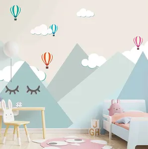 Modern Design Wall Mural Kids Wallpaper 3D Children Room