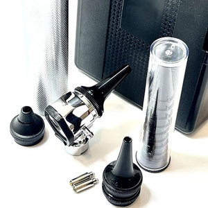Ensemble d'instruments de diagnostic ORL professionnel de haute qualité, otoscope LED, acier inoxydable, portable, manuel, dispositif médical de classe II - Product Image 4