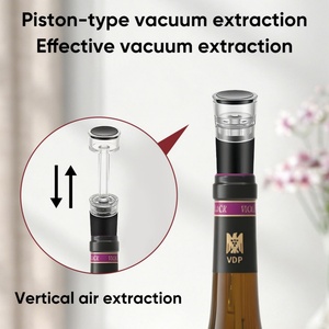 Mini Food Grade TPE PC Plastic <b>Wine</b> Cork Reusable Vacuum Sealer Bottle Stopper Leakproof for Preservation Plug Custom Logo - Product Image 4