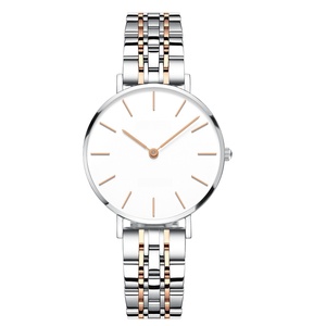 Reloj de Cuarzo para Mujer, Correa de Acero Inoxidable, Elegante, Resistente al Agua, Nuevo, Moderno, Vintage, para Vestir - Product Image 1