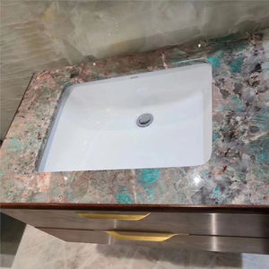 Nouvelle <span class=keywords><strong>dalle</strong></span> de comptoir en pierre de marbre Quartzite vert royal pour carrelage mural intérieur - Product Image 6