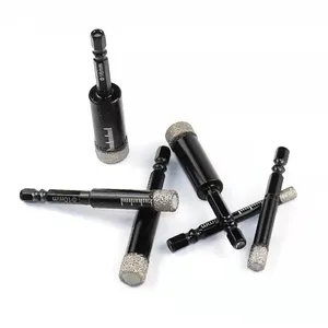 <span class=keywords><strong>Foret</strong></span> diamanté à tige hexagonale de 5-16 mm <span class=keywords><strong>pour</strong></span> <span class=keywords><strong>carrelage</strong></span> céramique, marbre, granit et <span class=keywords><strong>carrelage</strong></span> vitrifié, à usage à sec - Product Image 4
