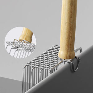 Pala para arena de gatos con mango de madera - Product Image 5